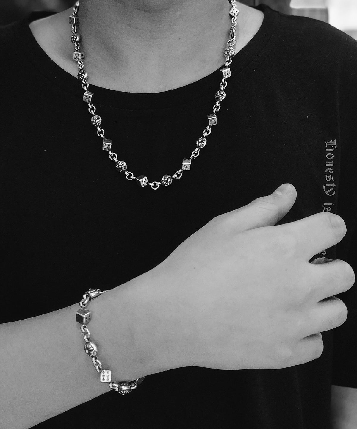 Chrome Hearts Dice Cross Necklace or Bracelet - album image 8