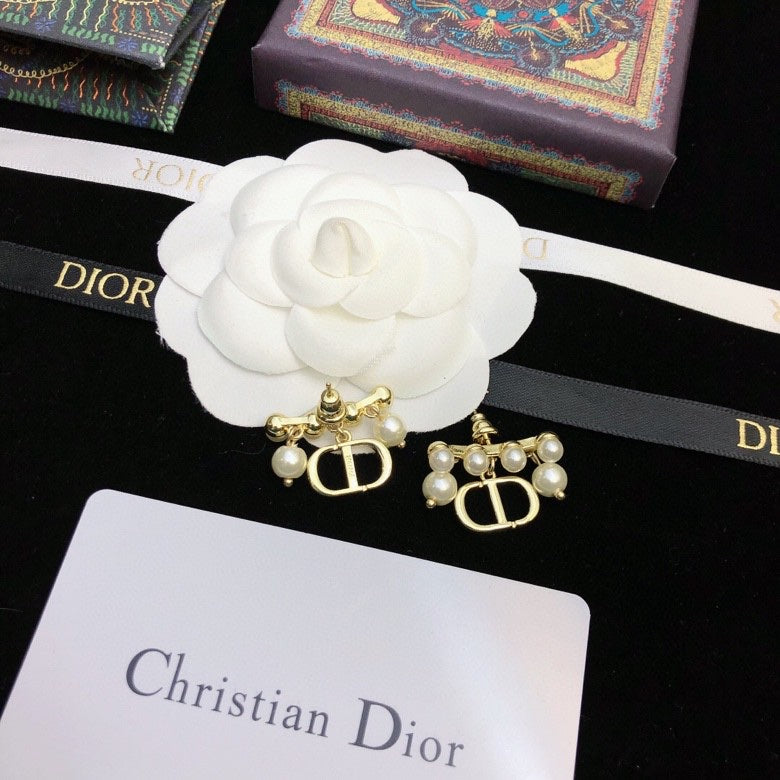 Dior CD Bead Cluster Earrings - product image 6