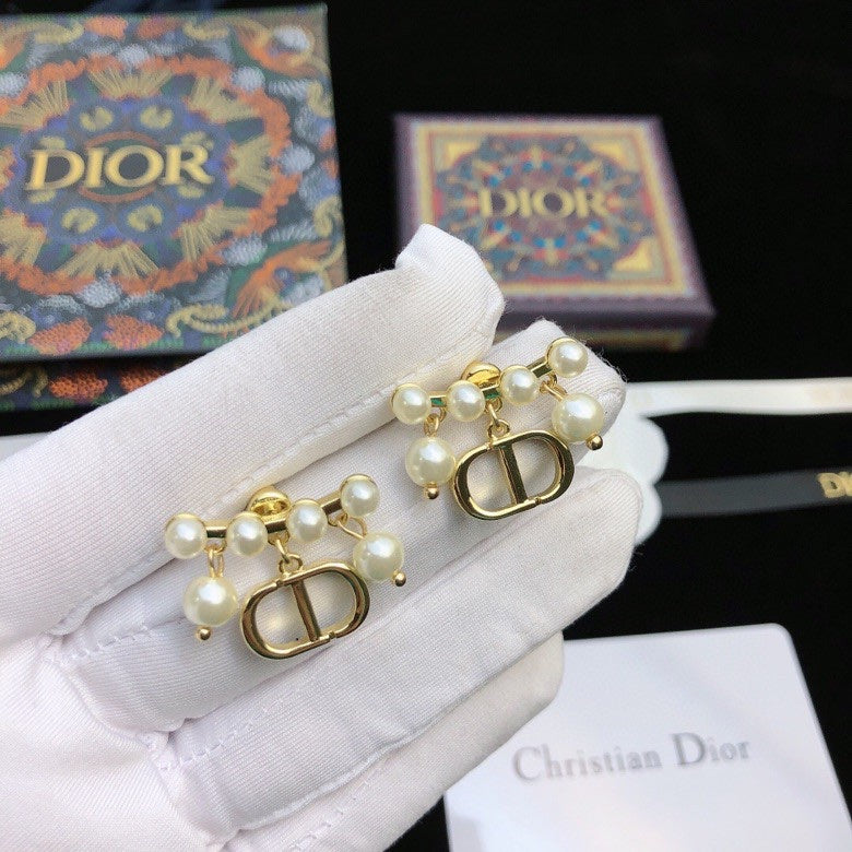 Dior CD Bead Cluster Earrings - product image 5