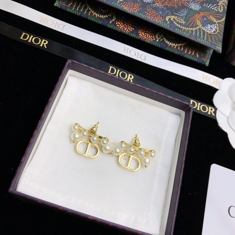 Dior CD Bead Cluster Earrings - product image 2