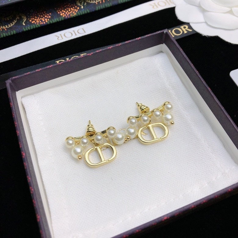 Dior CD Bead Cluster Earrings - product image 4