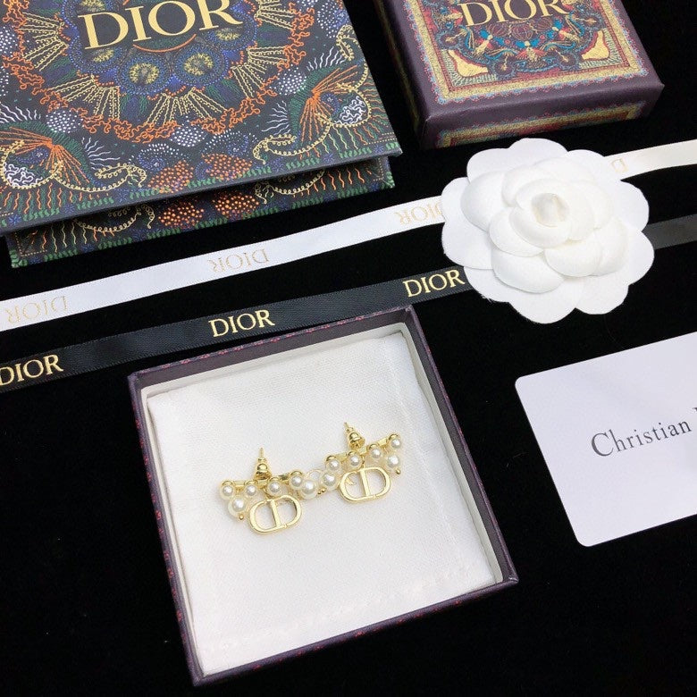 Dior CD Bead Cluster Earrings - product image 3