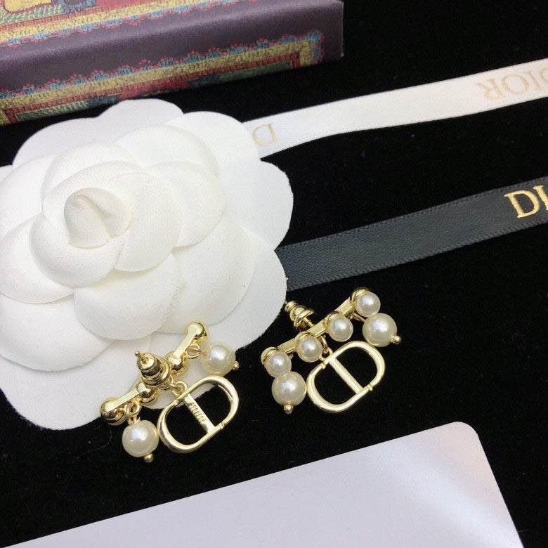 Dior CD Bead Cluster Earrings - product image 7