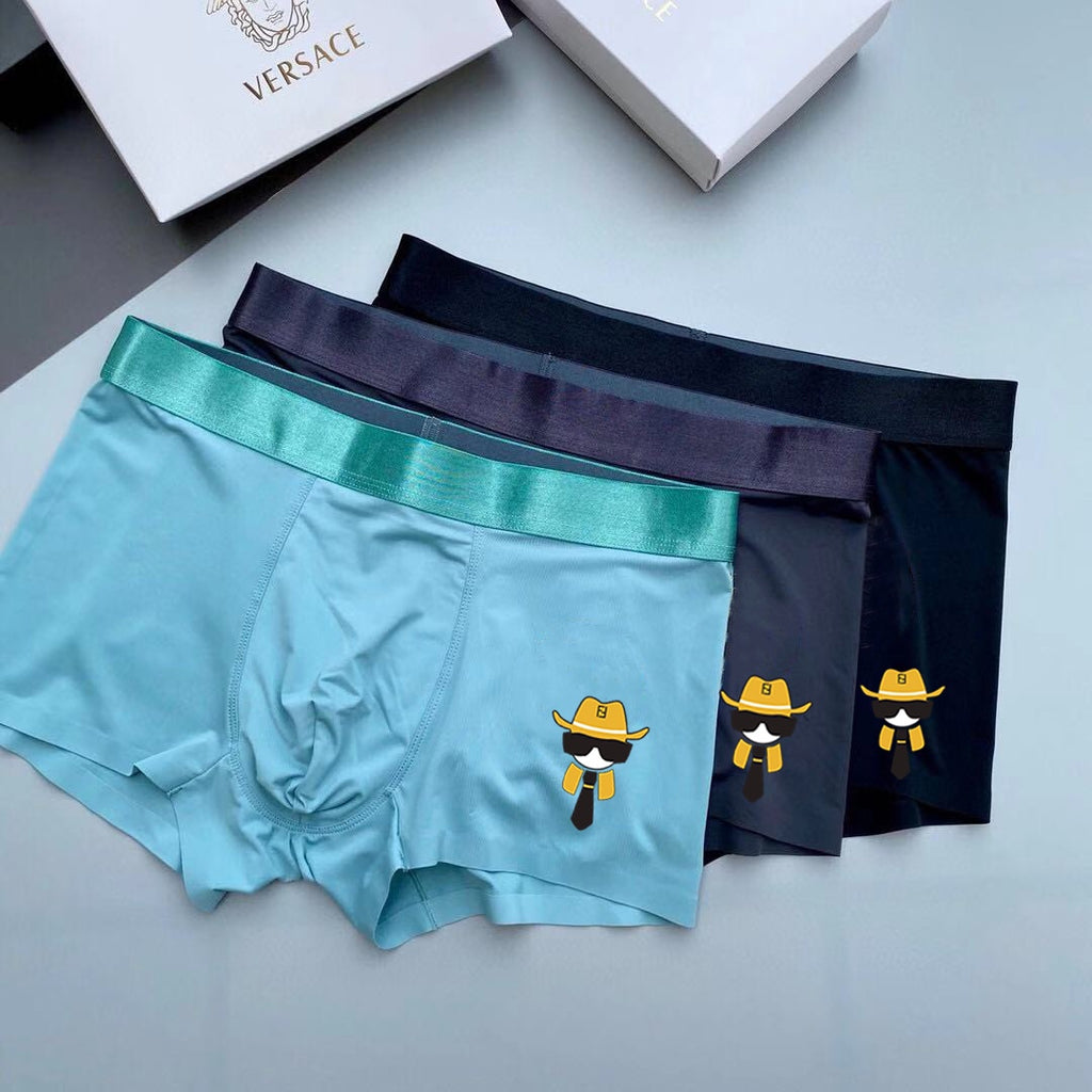 Fendi yellow hat character boxer briefs - view 2