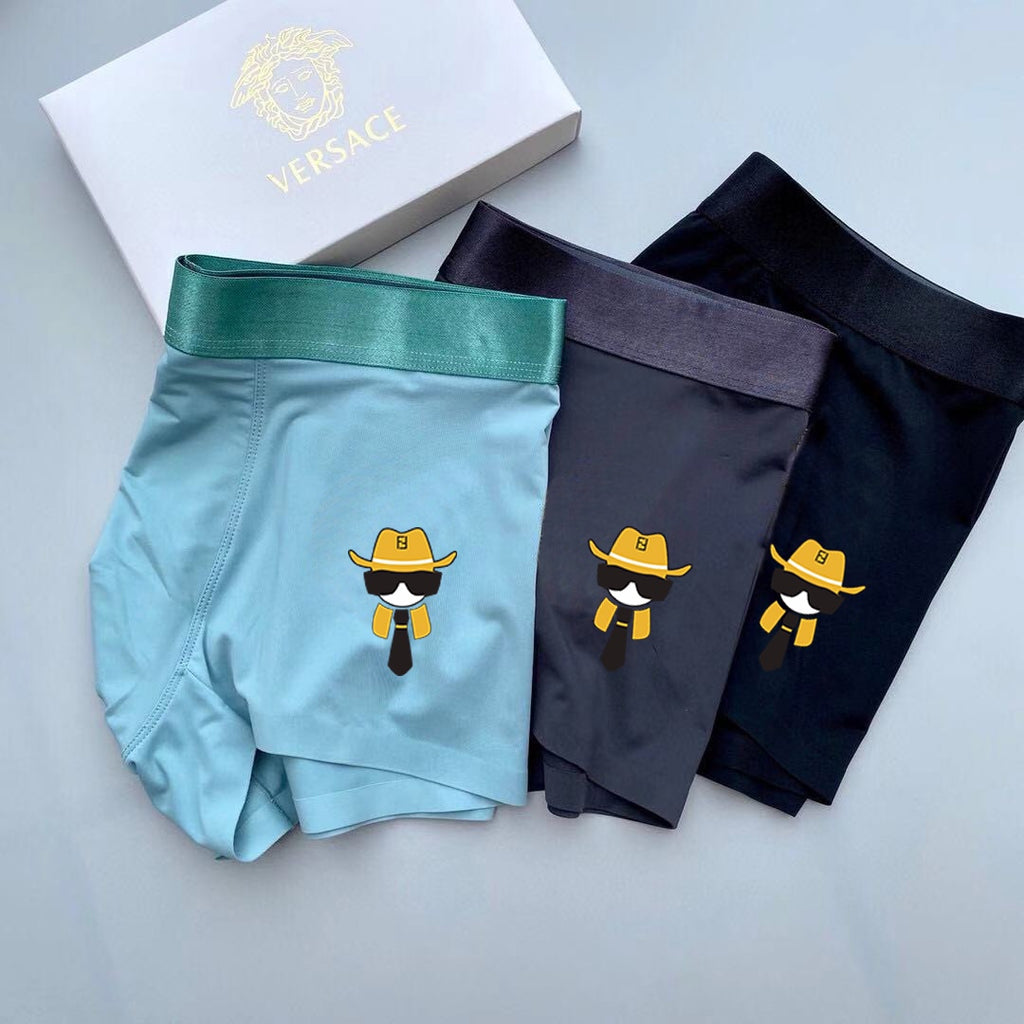 Fendi yellow hat character boxer briefs - view 1
