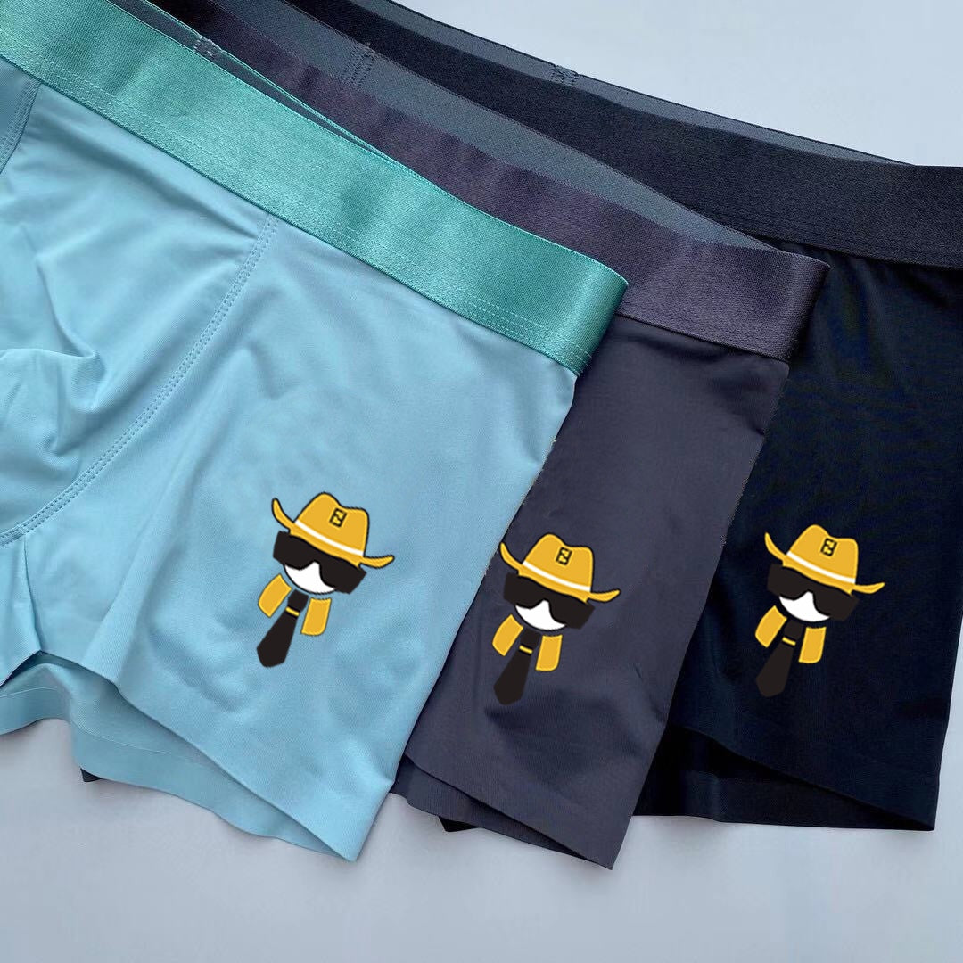 Fendi yellow hat character boxer briefs - view 4