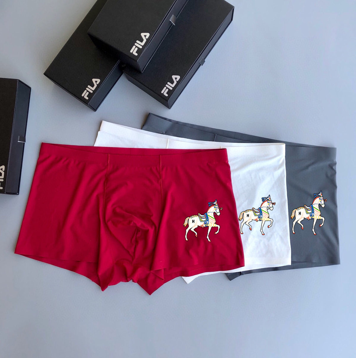Hermes horse motif bright mix trunks, image 3