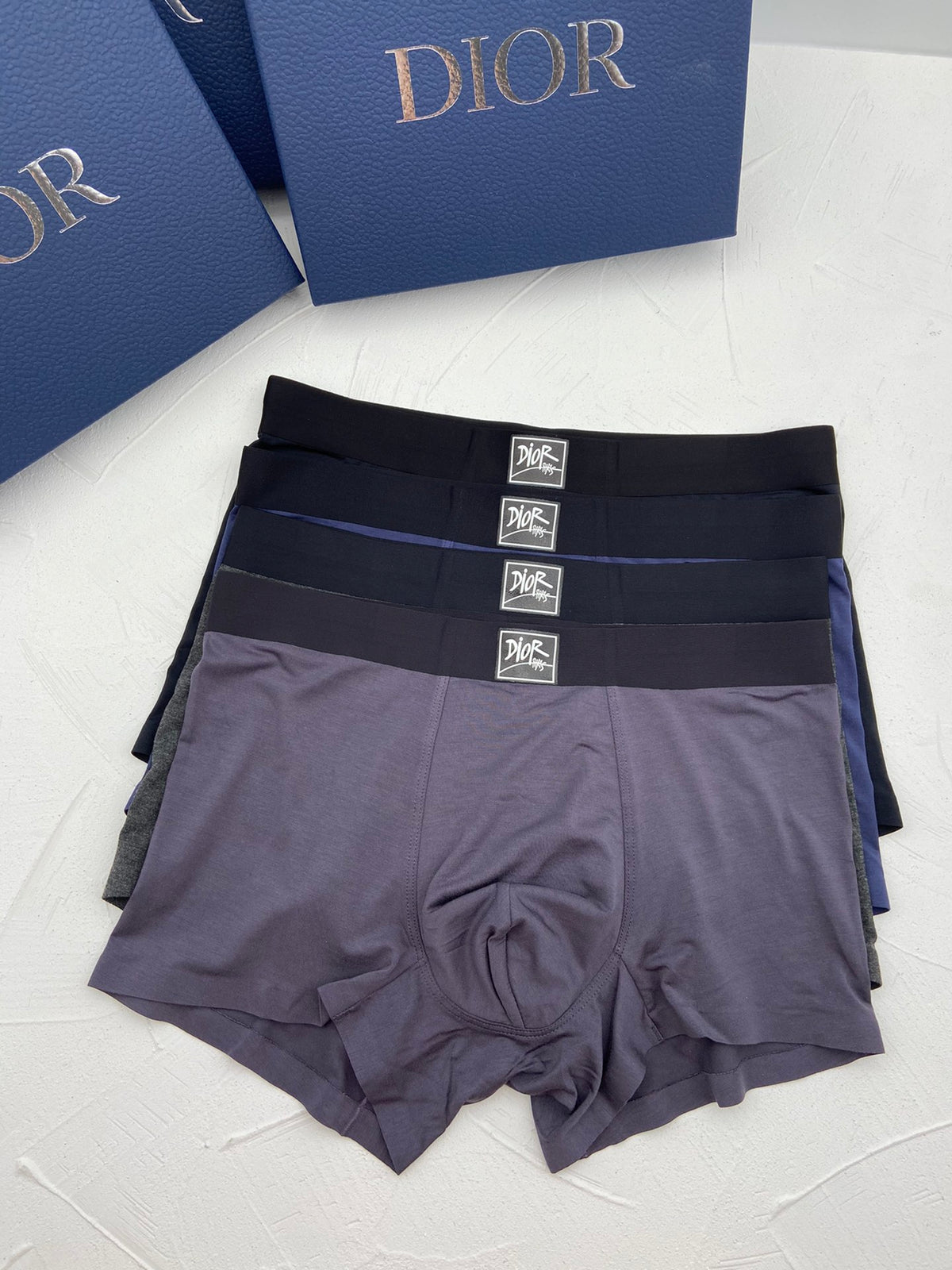 Dior square waist emblem boxer briefs - view 8