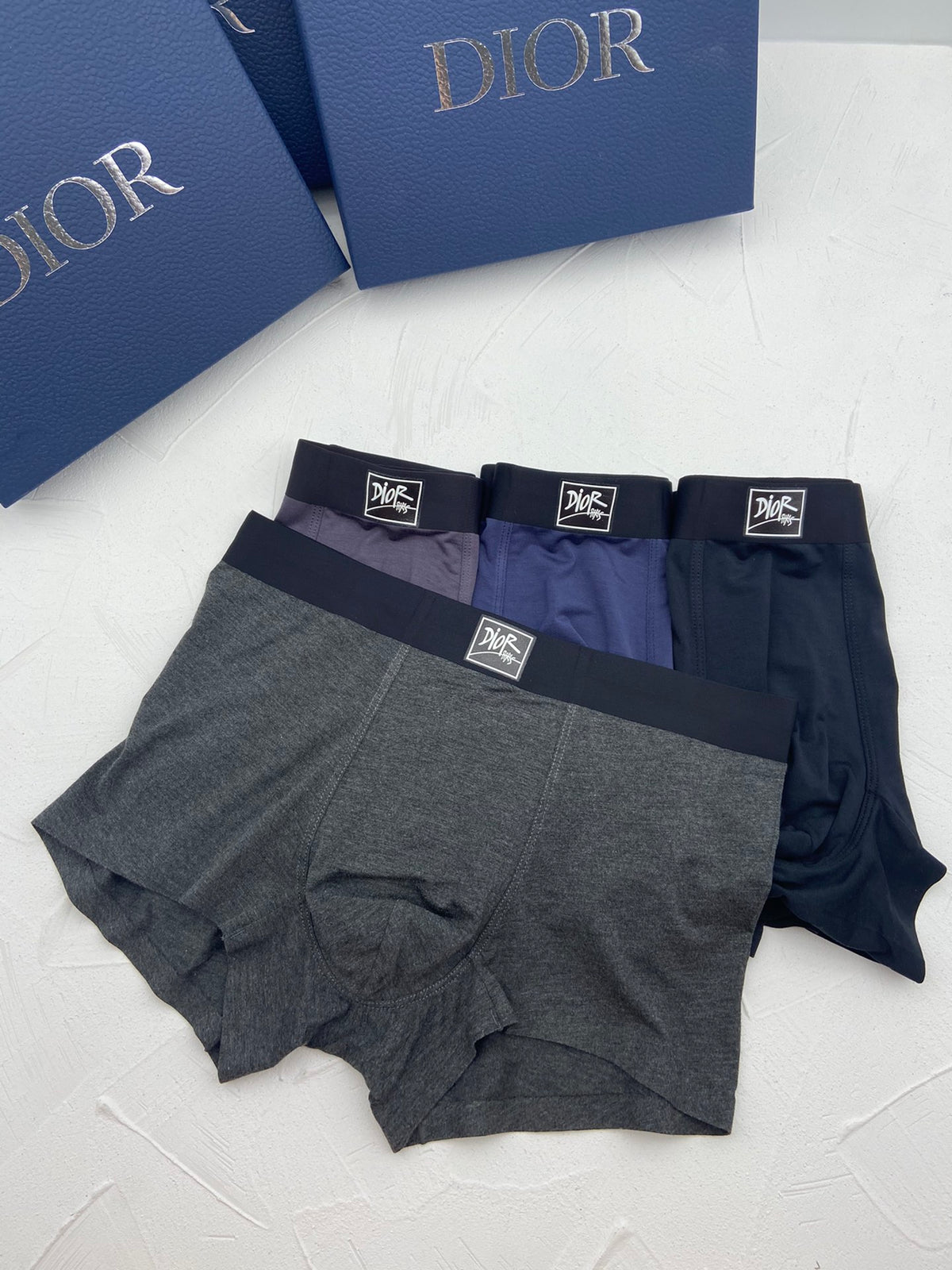 Dior square waist emblem boxer briefs - view 6