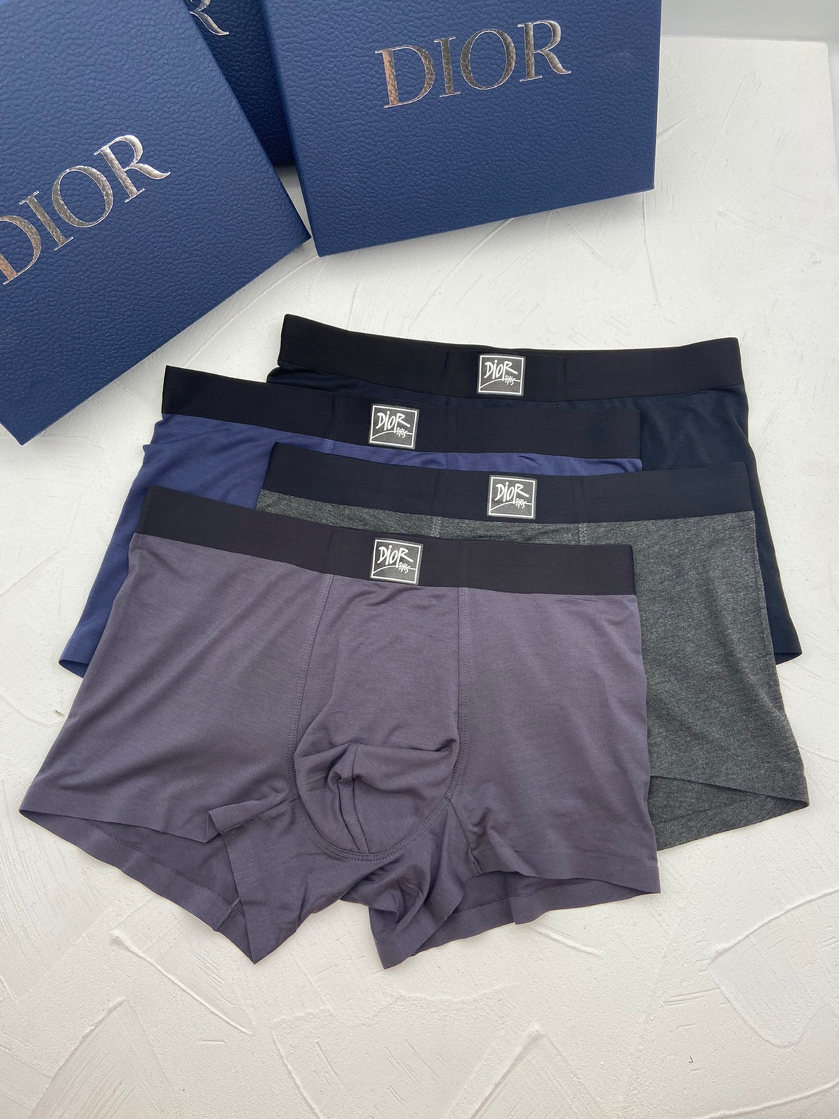 Dior square waist emblem boxer briefs - view 7