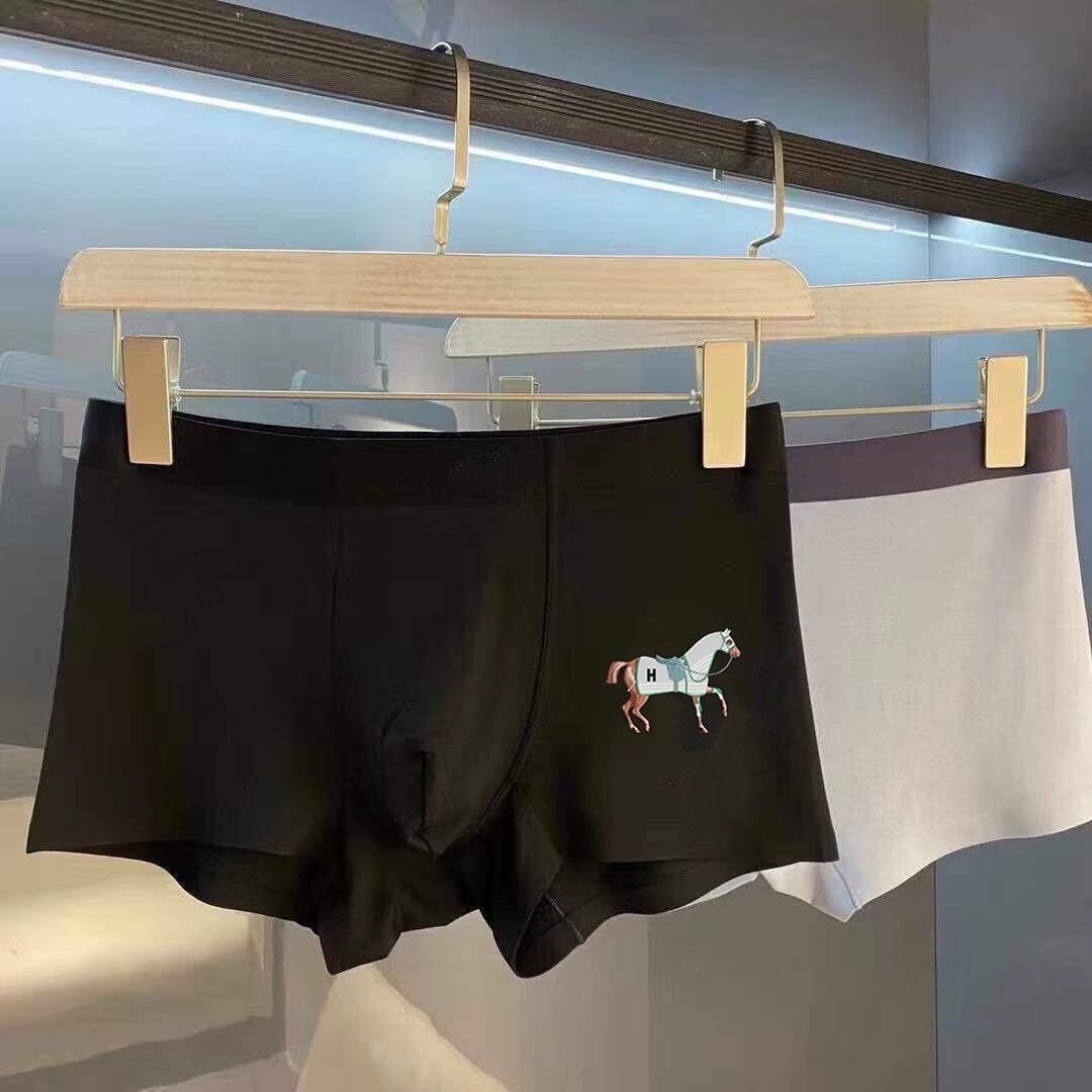 Hermes horse motif hanging neutrals trunks, image 3