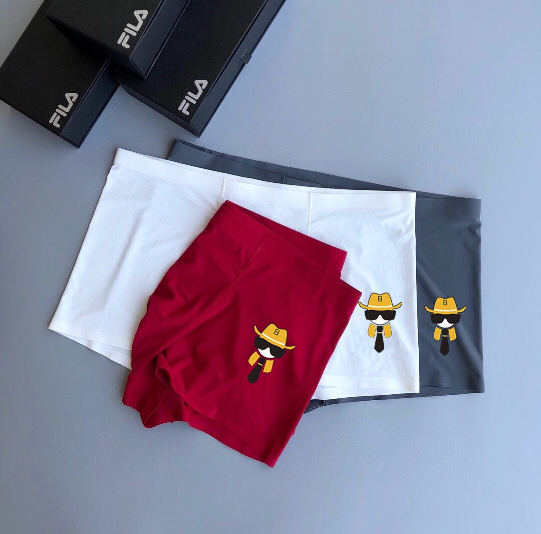 Fendi hat character print boxer briefs - view 3
