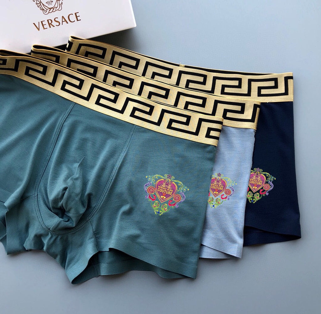 Versace colorful floral medusa boxer briefs - view 2