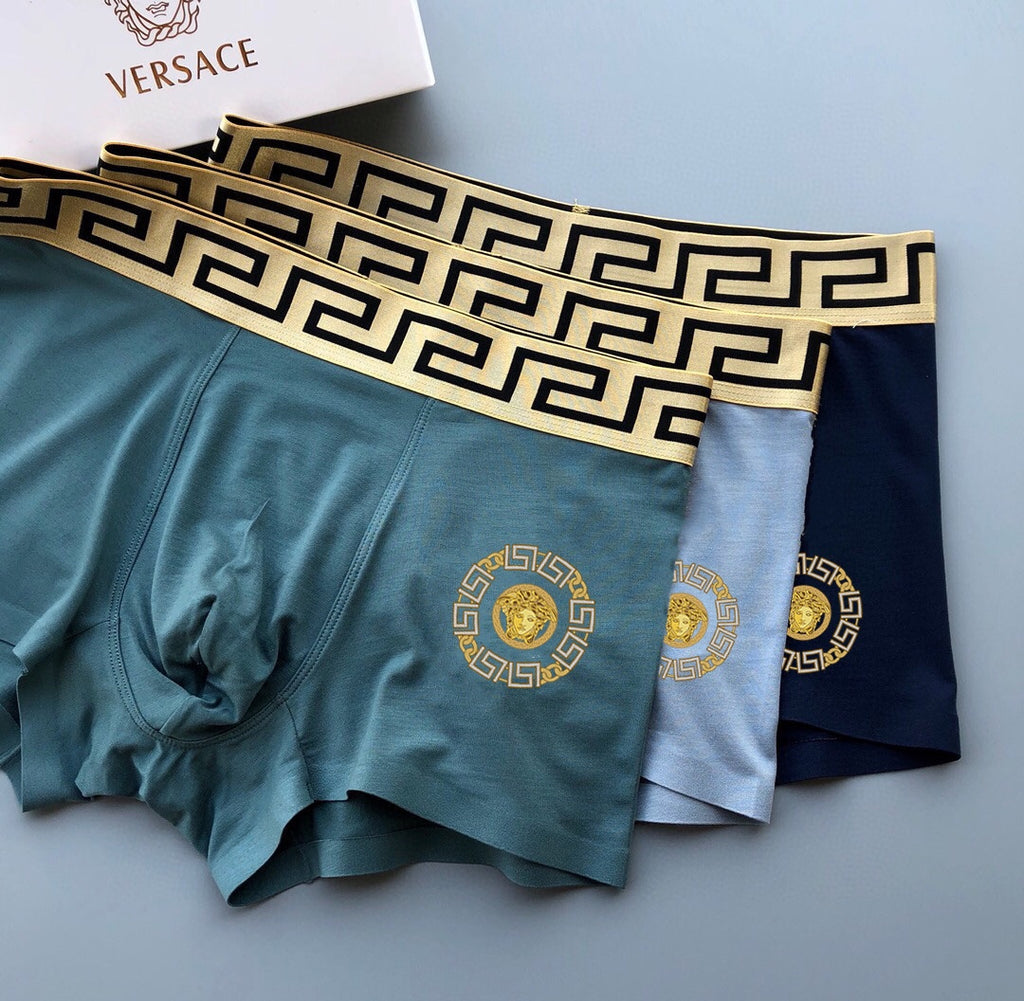 Versace small gold rosette boxer briefs - view 3