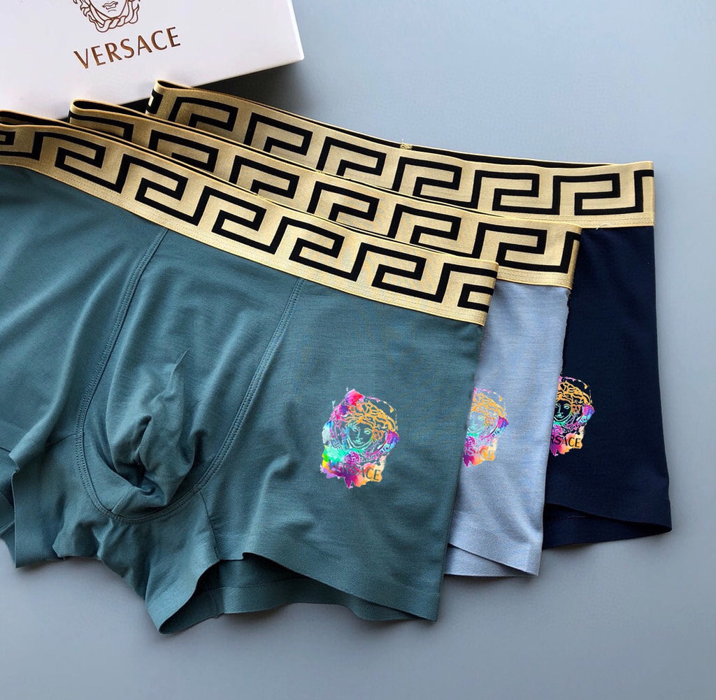 Versace multicolor head emblem boxer briefs - view 3