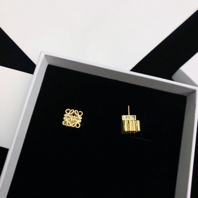 Loewe Gold-Tone Curved Anagram Earrings - product image 9