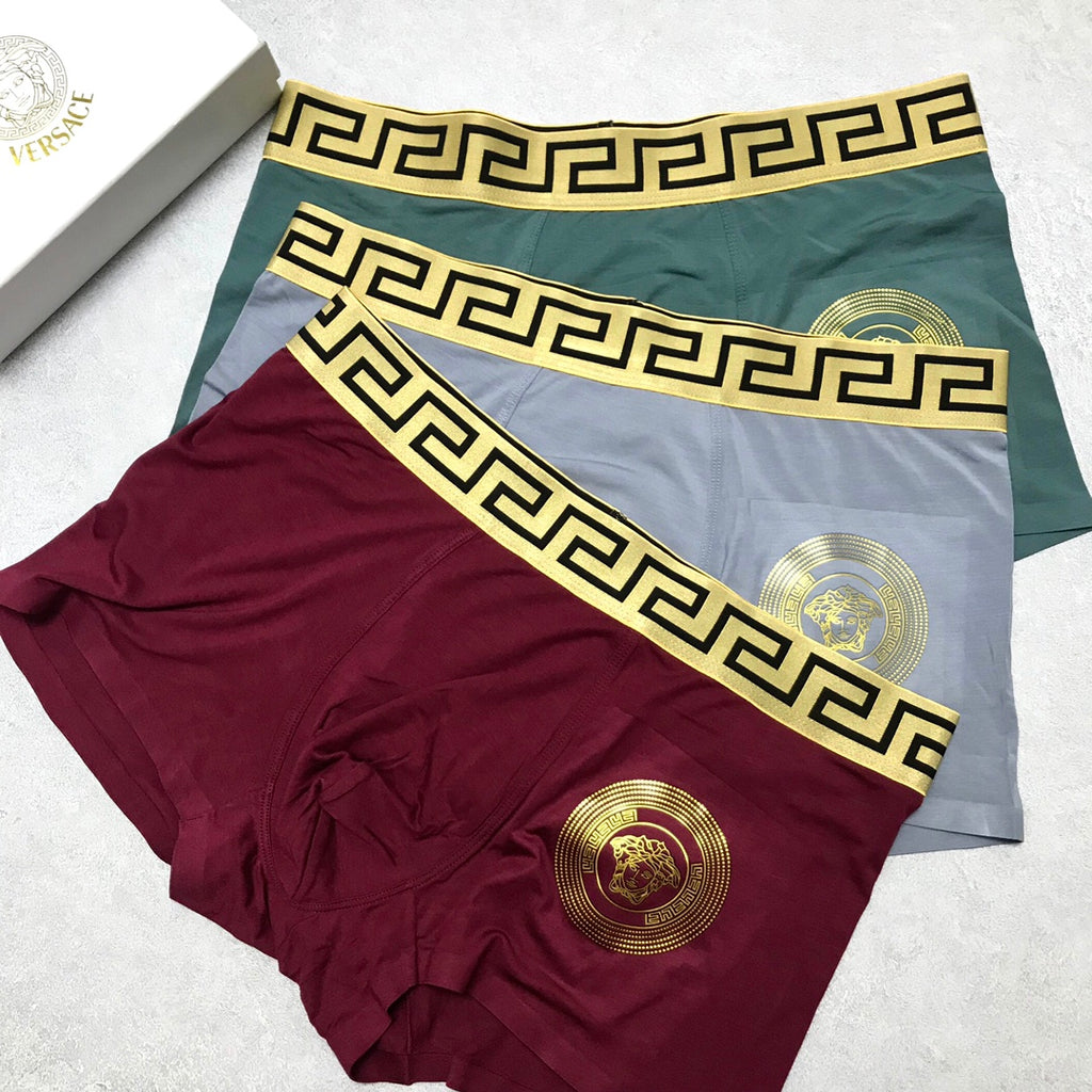 Versace gold circle side boxer briefs - view 2