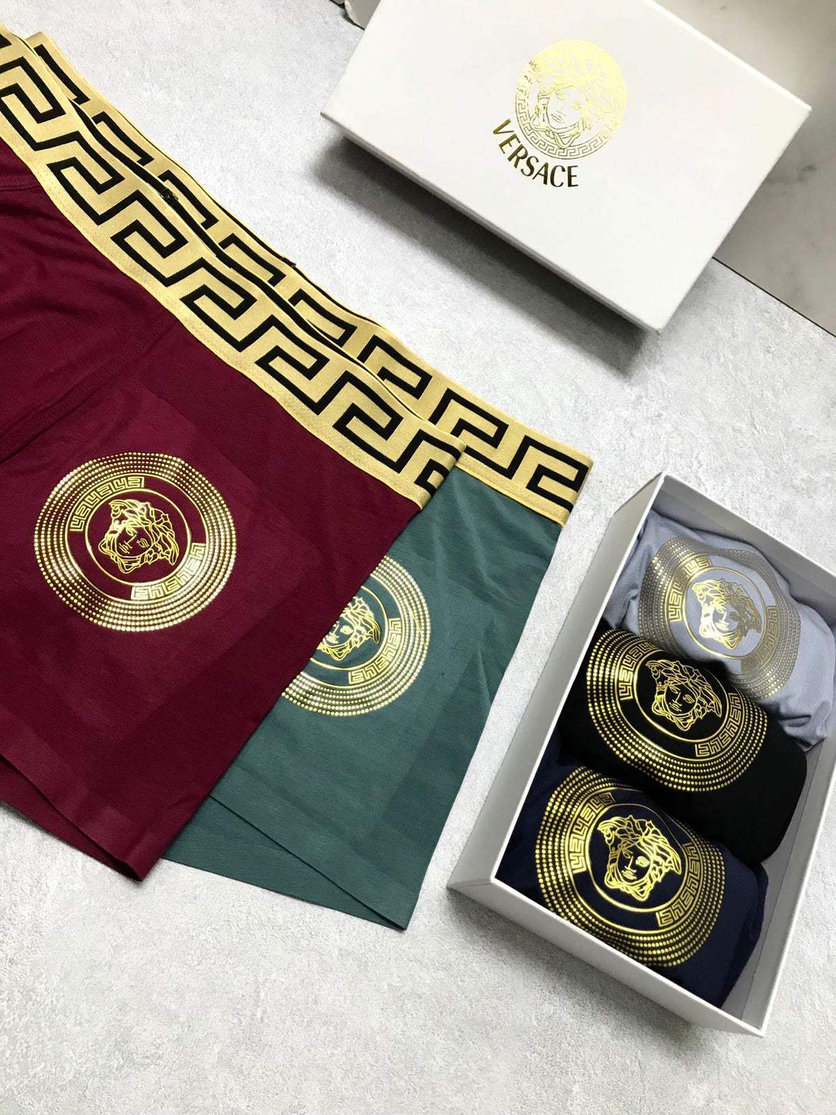 Versace gold circle side boxer briefs - view 6