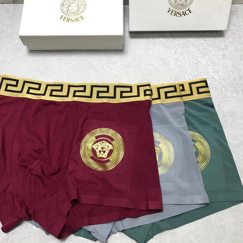 Versace gold circle side boxer briefs - view 1