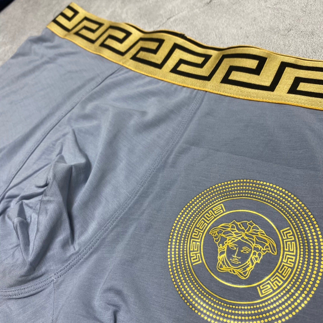 Versace medallion pattern waist boxer briefs - view 6