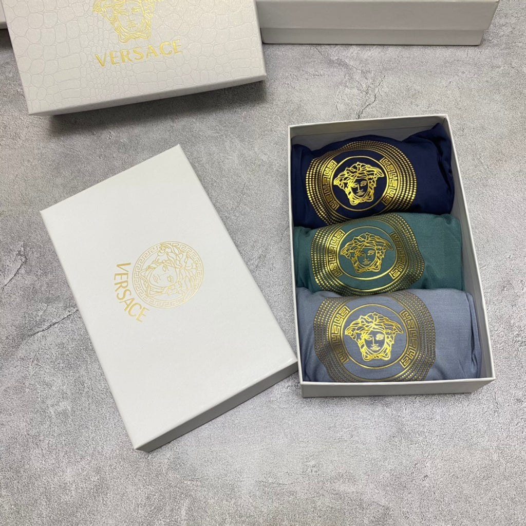 Versace medallion pattern waist boxer briefs - view 8