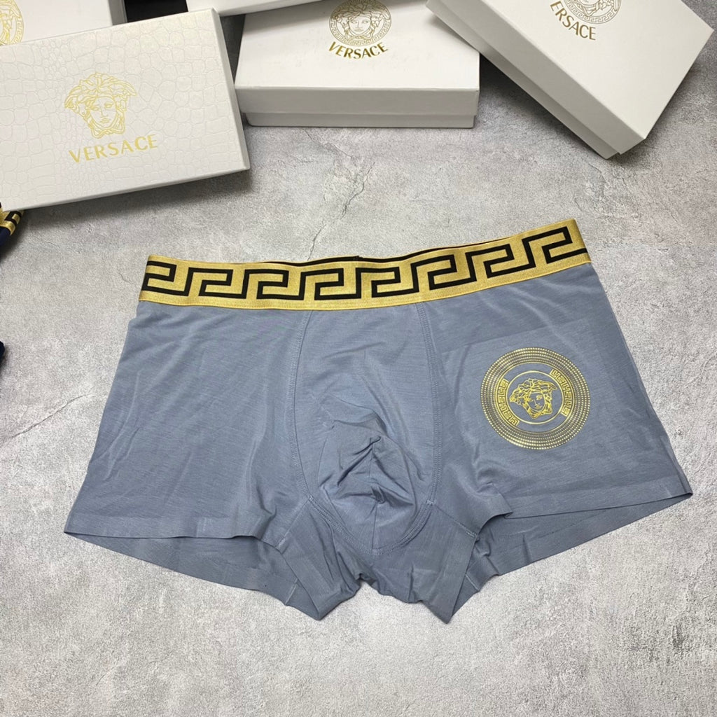 Versace medallion pattern waist boxer briefs - view 4