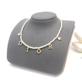 Dior Pearl-Look Letter Charm Necklace - product image 1