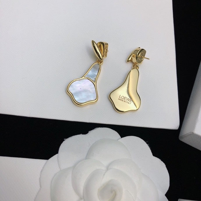 Loewe White Open-Petal Drop Earrings - product image 4