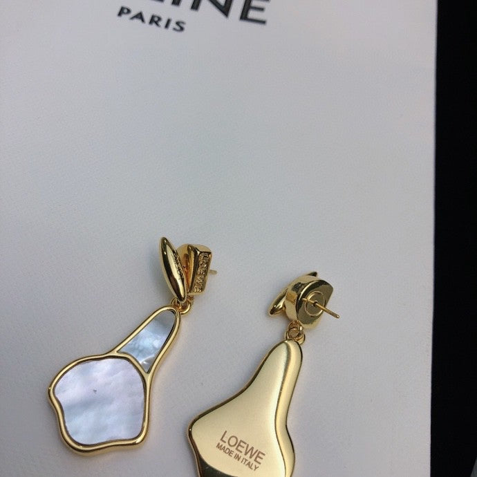 Loewe White Open-Petal Drop Earrings - product image 5
