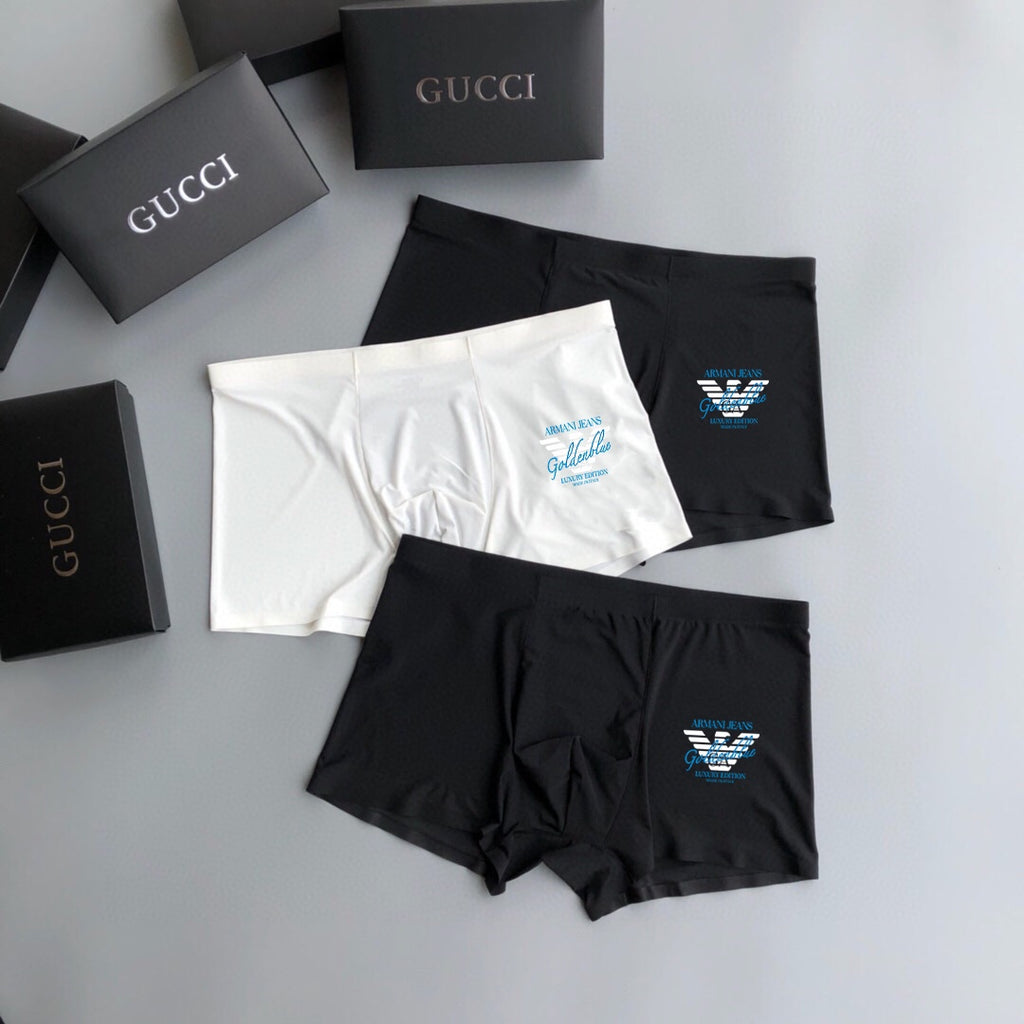 Emporio Armani Eagle Emblem Boxer Briefs - Box of 3 - image 1