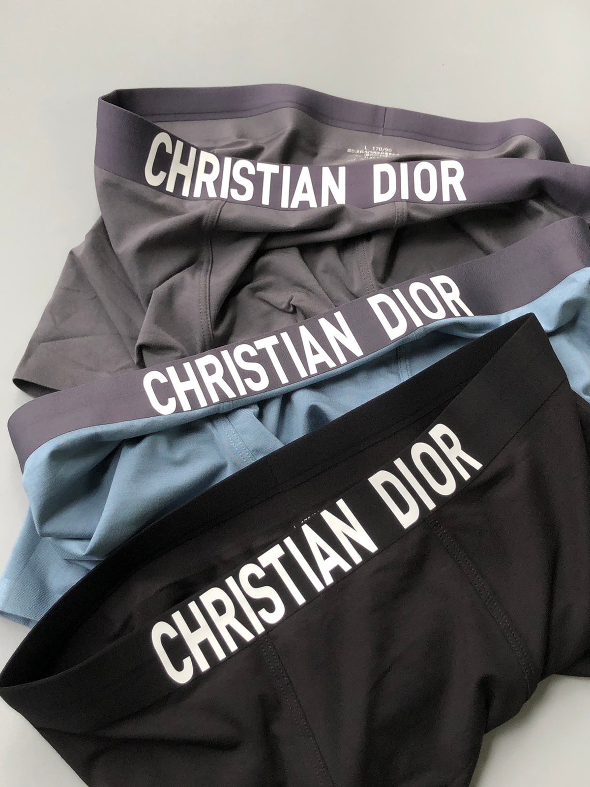 Dior wide contrast lettering boxer briefs - view 4