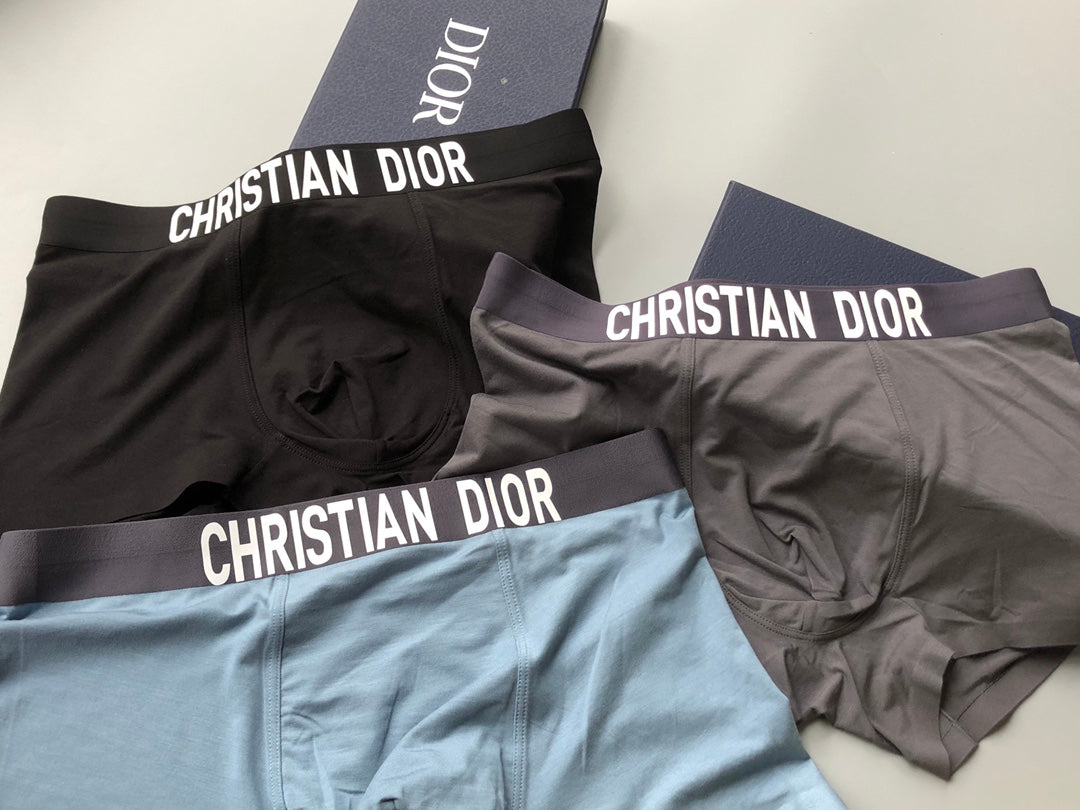 Dior wide contrast lettering boxer briefs - view 5