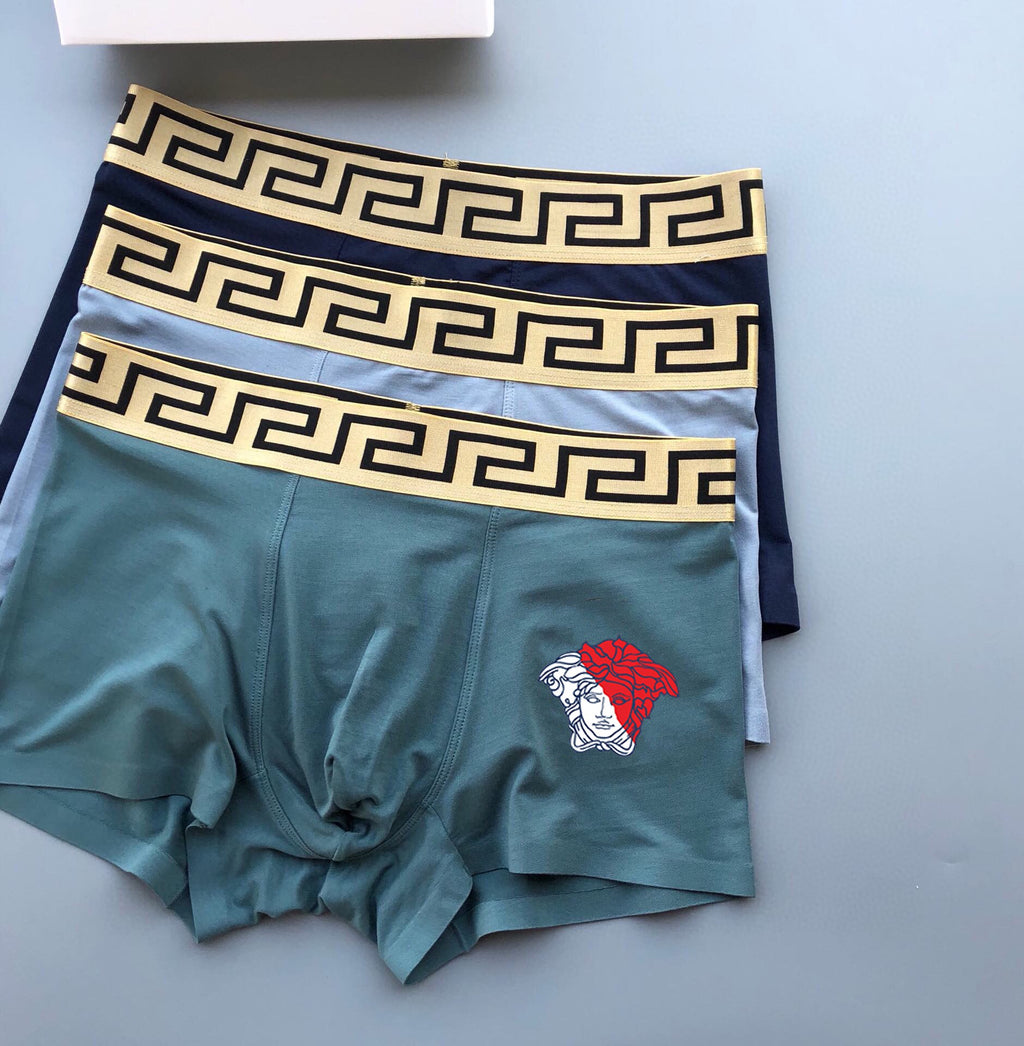 Versace festive medusa motif boxer briefs - view 4