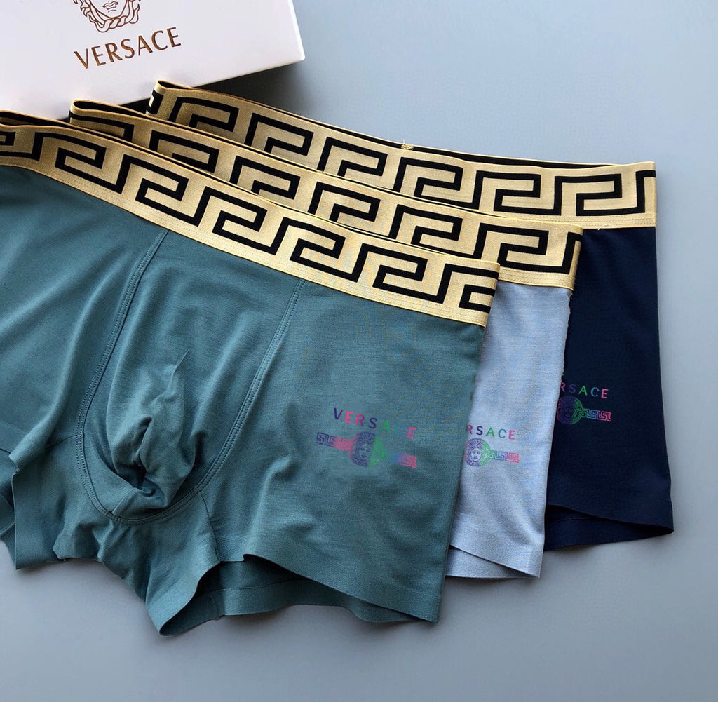Versace multicolor side wordmark boxer briefs - view 2