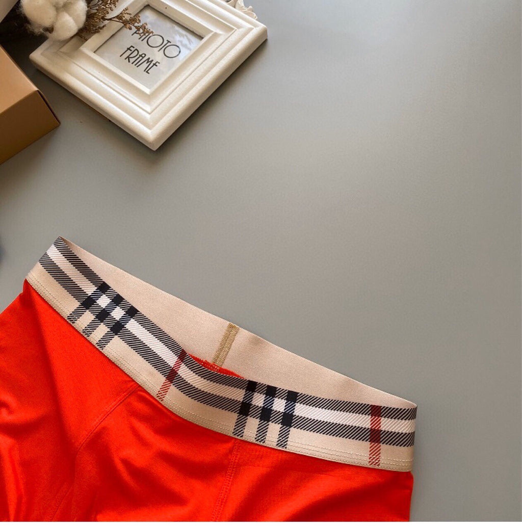 Burberry check waist ornamental crest boxer briefs - view 7