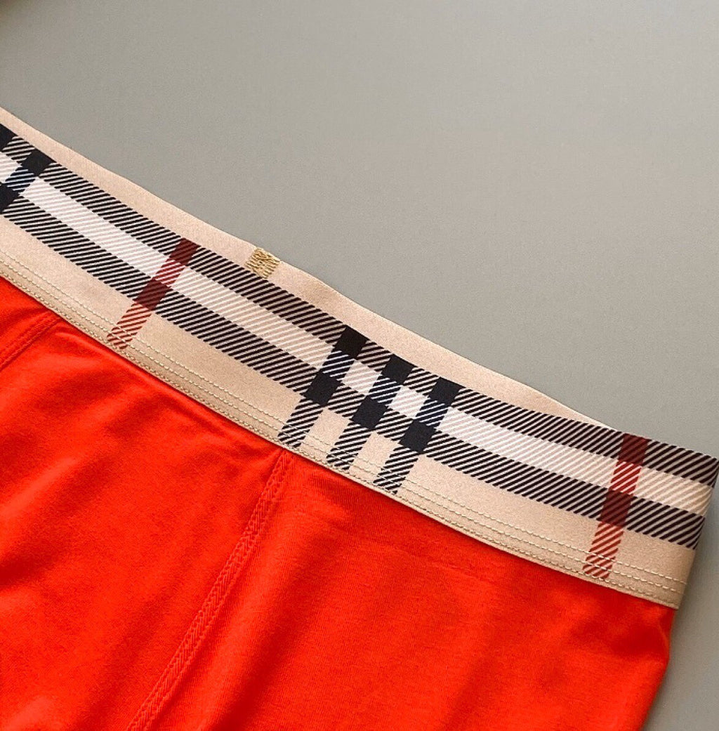 Burberry check waist ornamental crest boxer briefs - view 6