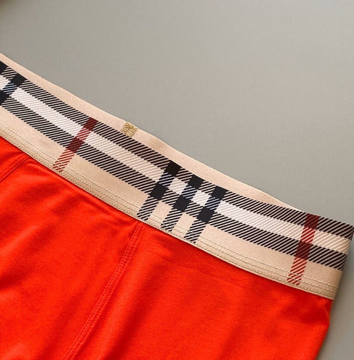 Burberry check waist ornamental crest boxer briefs - view 6