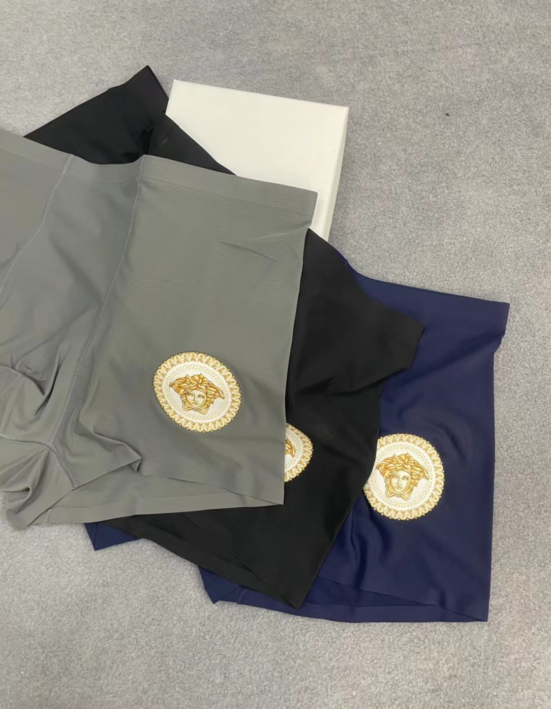 Versace gold studded medusa boxer briefs - view 4