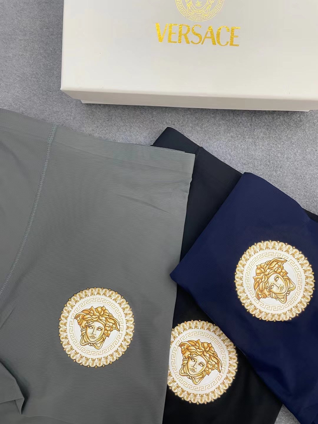 Versace gold studded medusa boxer briefs - view 3