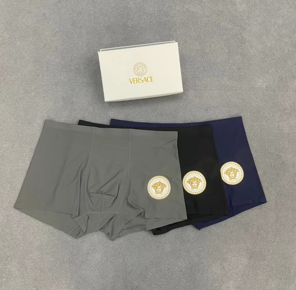Versace gold studded medusa boxer briefs - view 6