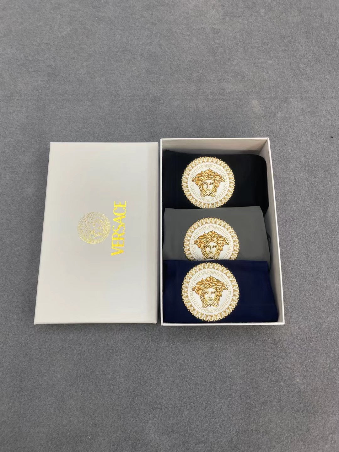 Versace gold studded medusa boxer briefs - view 5