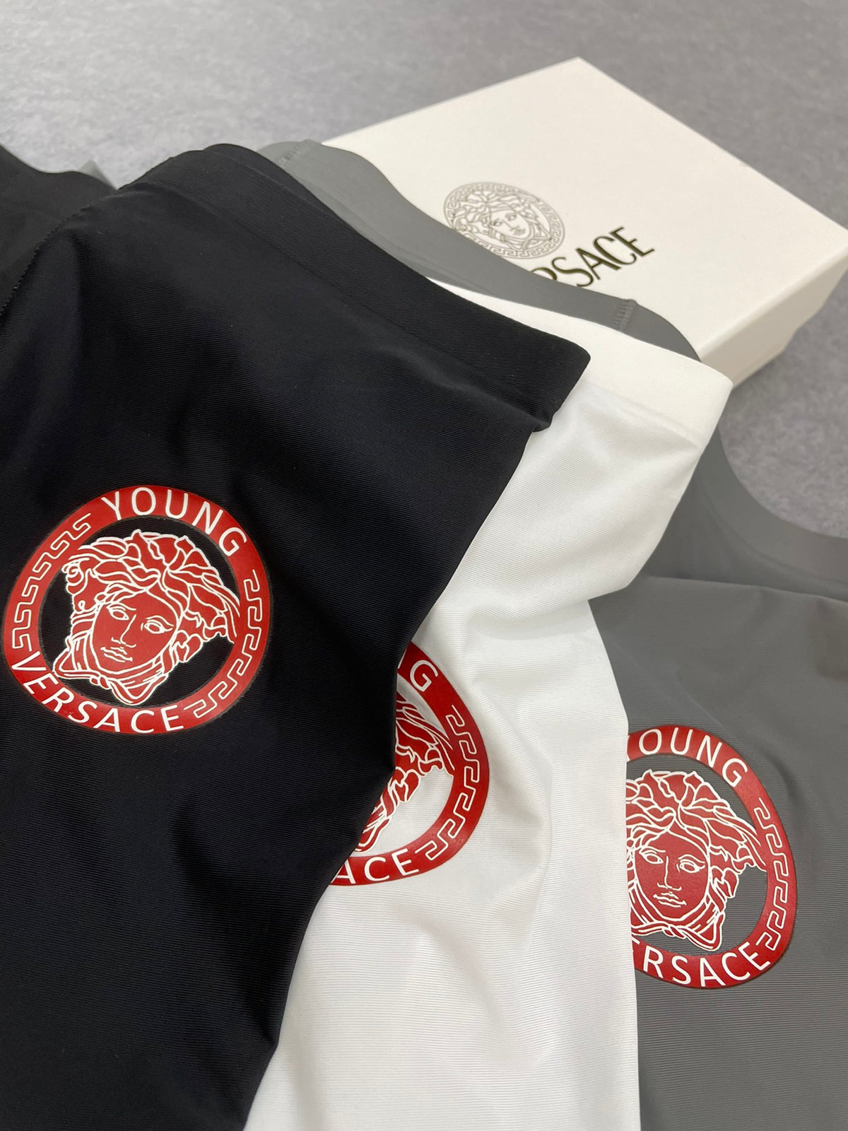 Versace red circular medusa boxer briefs - view 4