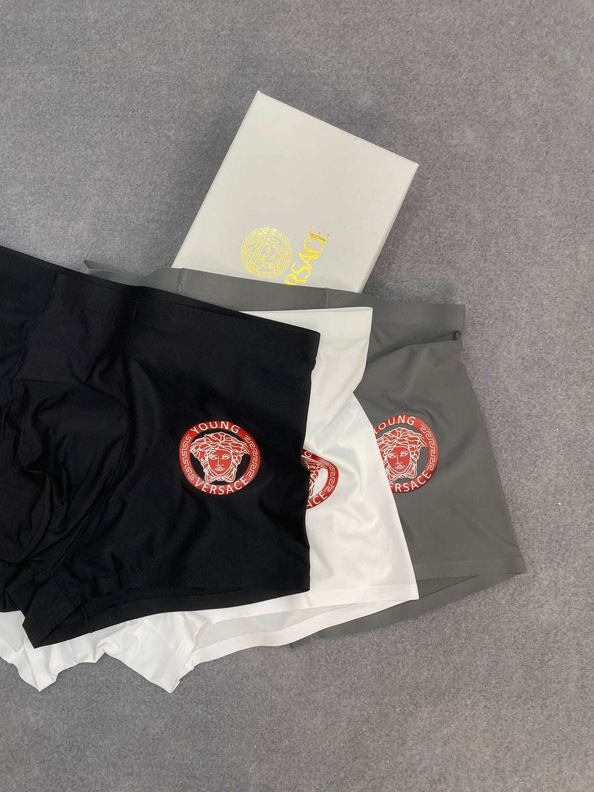 Versace red circular medusa boxer briefs - view 9