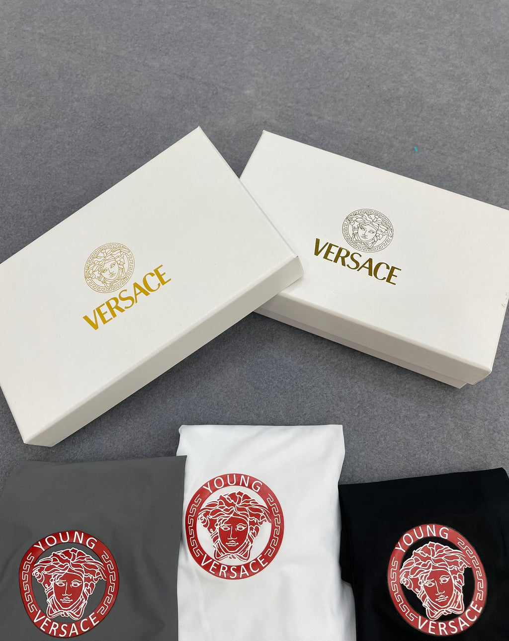 Versace red circular medusa boxer briefs - view 3