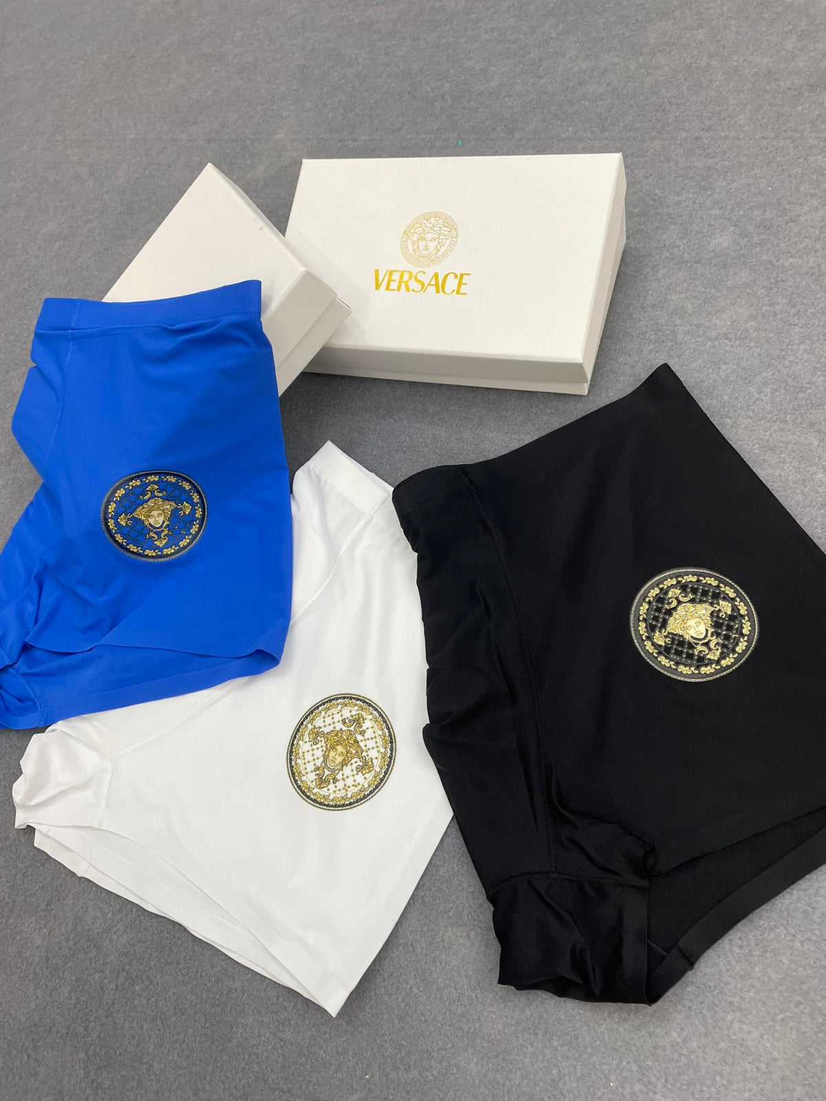 Versace ornate medusa circle boxer briefs - view 4