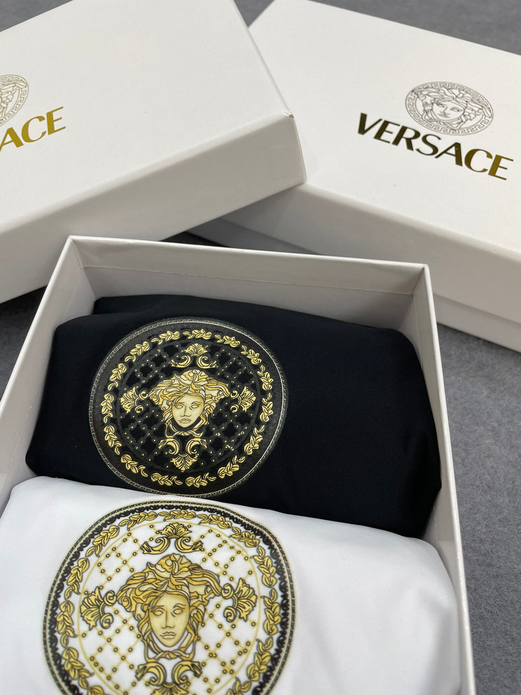 Versace ornate medusa circle boxer briefs - view 9