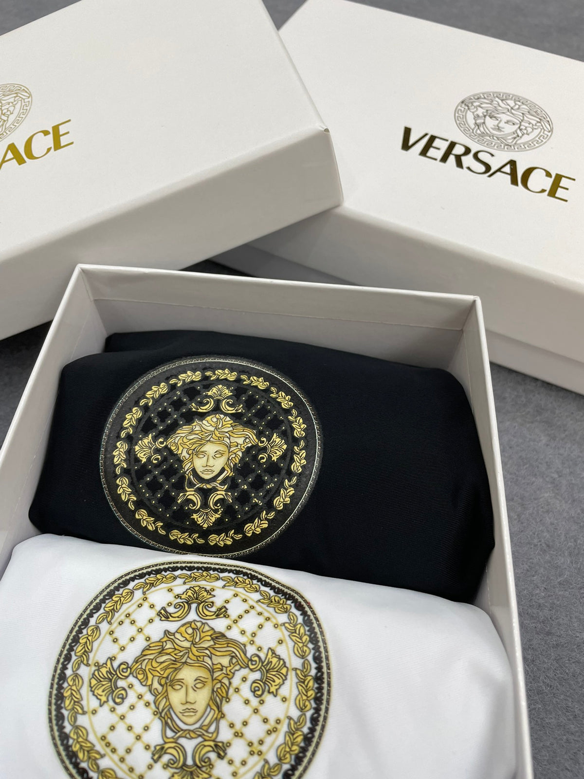 Versace ornate medusa circle boxer briefs - view 9