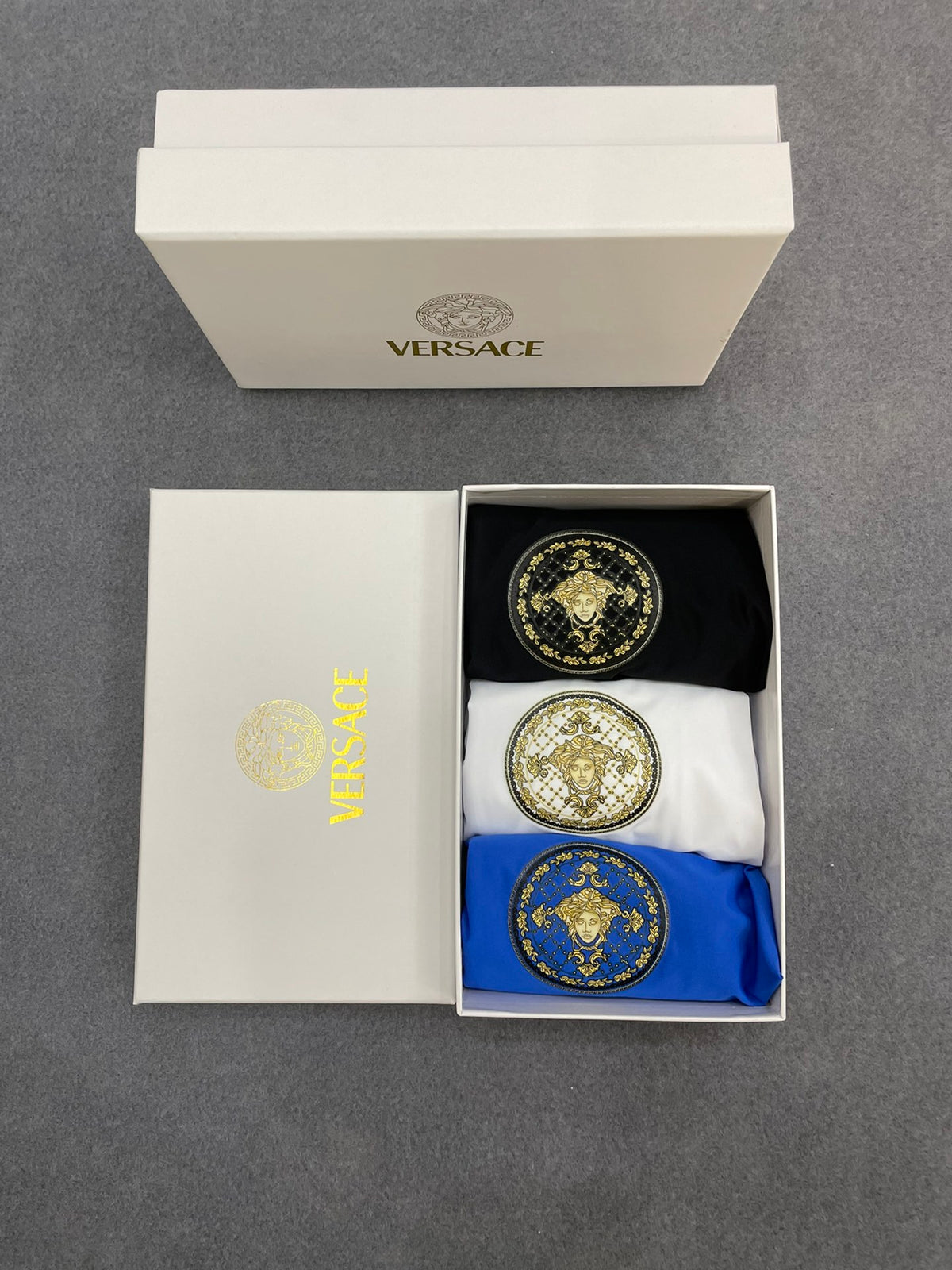 Versace ornate medusa circle boxer briefs - view 8
