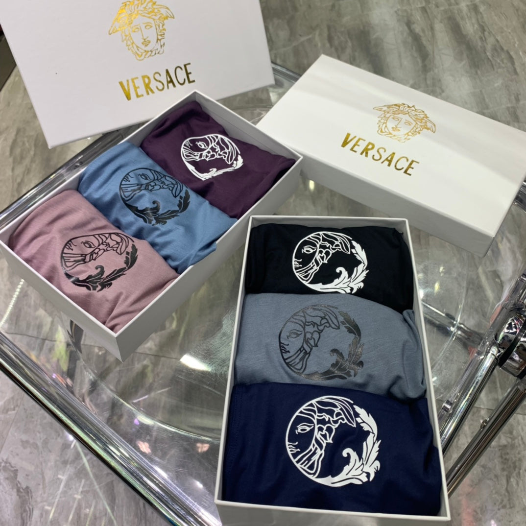 Versace tonal circular medusa boxer briefs - view 9