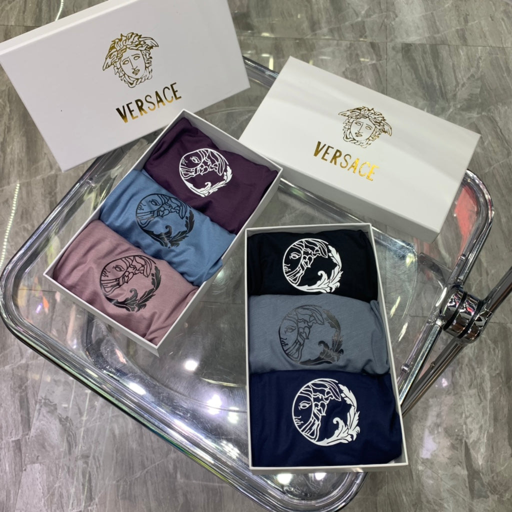 Versace tonal circular medusa boxer briefs - view 8